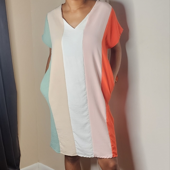 Multicolor sheath dress - Picture 2 of 2